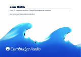 Cambridge Audio Azur 840A Handleiding