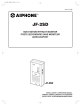 Aiphone JF-2SD Installation & Operation Manual