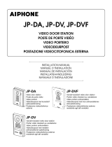 Aiphone JP-DA, JP-DV, JP-DVF Installatie gids