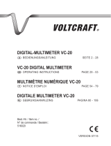 VOLTCRAFT VC-20 Operating Instructions Manual