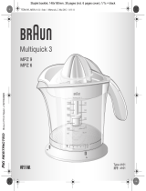 Braun Presse-agrumes 20w Blanc - Mpz9 de handleiding