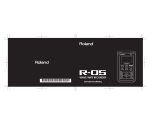 Roland R-05 MP3 recorder de handleiding