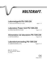 VOLTCRAFT PS-1305-230 Operating Instructions Manual