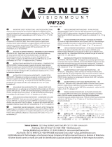 Sanus VMF220-B1 Handleiding