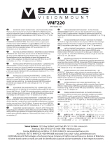 Sanus Systems VMF220 Handleiding