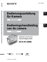Sony DCR-HC1000E de handleiding
