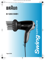 Braun 3516 B1200 SVB1 swing supervolume Handleiding