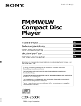 Sony cdx 2500 r de handleiding