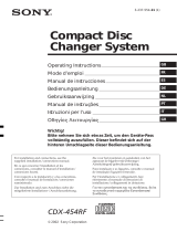Sony CDX-454RF Handleiding