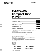 Sony cdx c 4900 r de handleiding