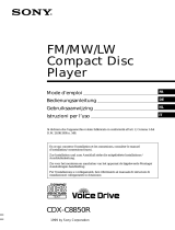 Sony cdx c 8850 r de handleiding