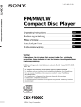 Sony CDX-F5000 de handleiding