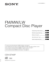 Sony CDX-GT45IP de handleiding