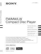 Sony CDX-MR60UI de handleiding