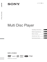 Sony MEX-DV800 de handleiding