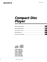 Sony CDP-XB720E de handleiding
