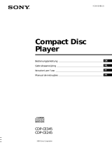 Sony CDP-CE245 de handleiding