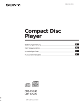 Sony CDP-CX240 de handleiding