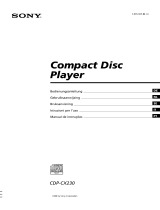 Sony CDP-CX230 de handleiding