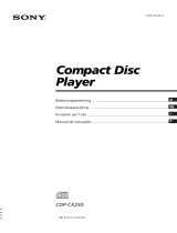 Sony CDP-CX250 de handleiding