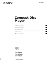 Sony CDP-XB930 de handleiding
