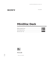 Sony MDS-S38 de handleiding