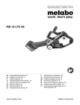 Metabo RB 18 LTX 60 Handleiding
