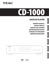 TEAC CD-1000 de handleiding