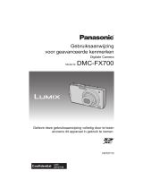 Panasonic DMC-FX700 Lumix de handleiding