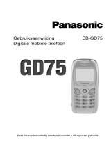 Panasonic gd75 de handleiding