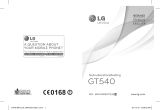 LG GT540.AOPMWP Handleiding