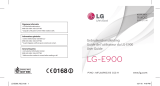 LG LGE900.APRTBK Handleiding