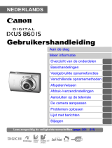 Canon Digital IXUS 860 IS de handleiding
