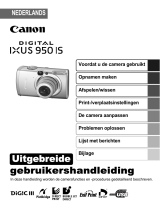 Canon Ixus 950IS deel2 de handleiding