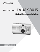 Canon Digital IXUS 980 IS de handleiding