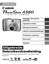 Canon PowerShot A560 de handleiding