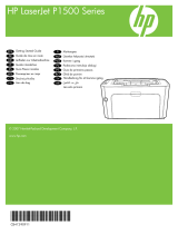HP LaserJet P1500 Printer series Gebruikershandleiding