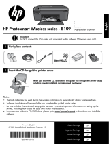 HP Photosmart Wireless All-in-One Printer series - B109 de handleiding