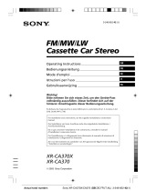 Sony XR-CA370X Handleiding