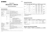Yamaha MG16 Specificatie