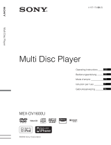 Sony MEX-DV1600 de handleiding