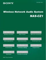 Sony NAS-CZ1 de handleiding