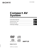 Sony DAV-SC8 de handleiding