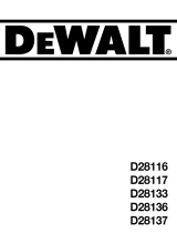 DeWalt D28137 T 1 de handleiding