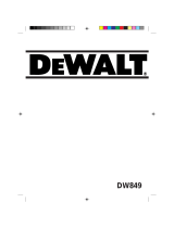 DeWalt DW849 de handleiding