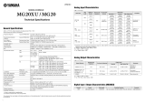 Yamaha MG20 Specificatie