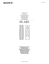 Sony SS-AR1 de handleiding
