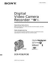 Sony DCR-PC9E Handleiding