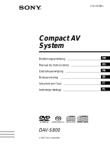 Sony DAV-S800 de handleiding