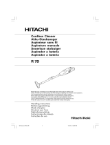 Hitachi R7D Handleiding